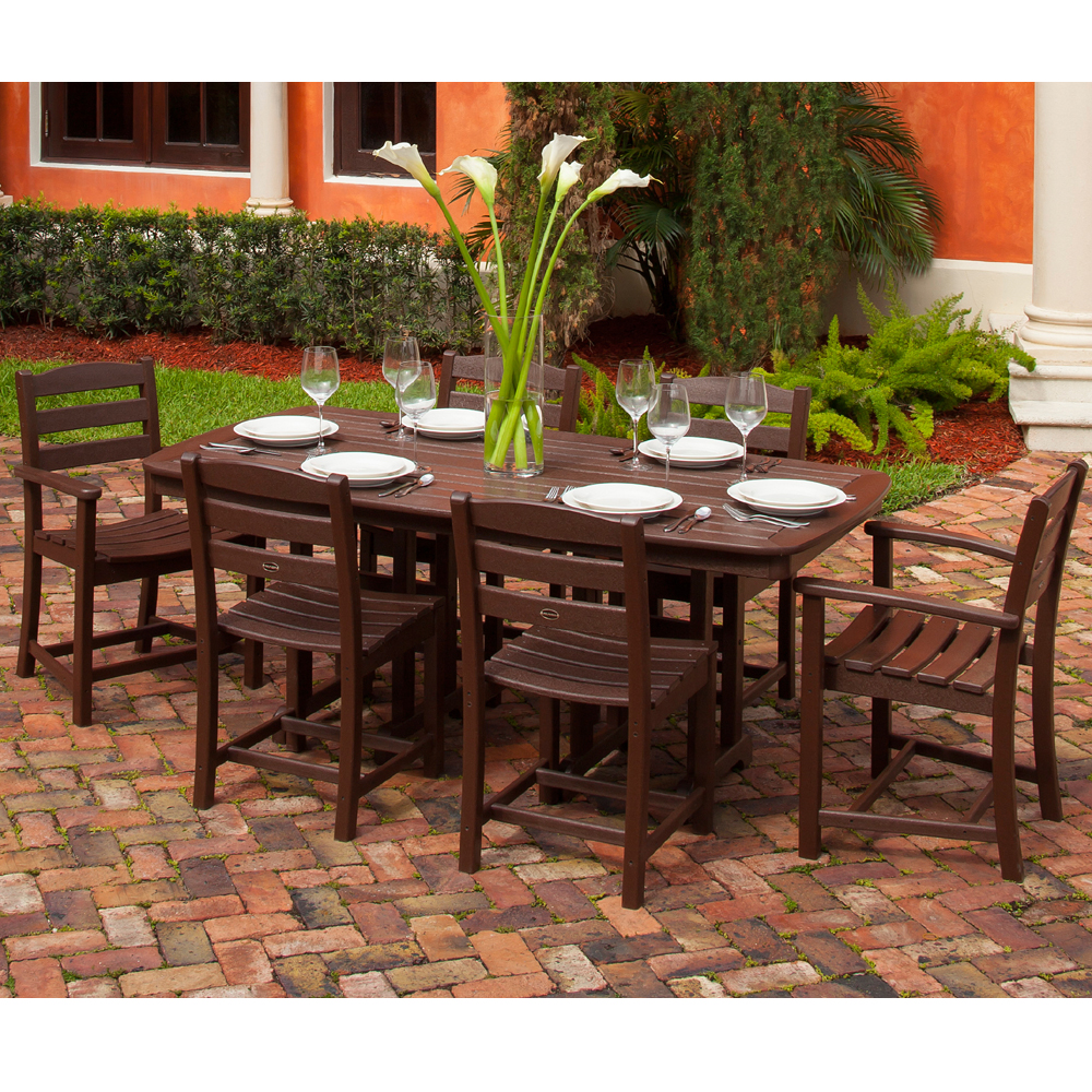 POLYWOOD La Casa Cafe 7 Piece Dining Set | PWS131-1