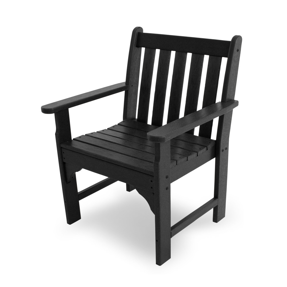 Black discount garden armchair