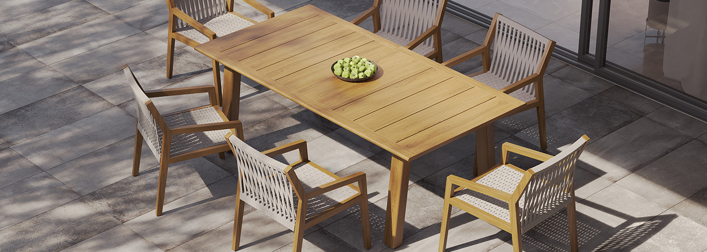 Tropitone Teak Tables