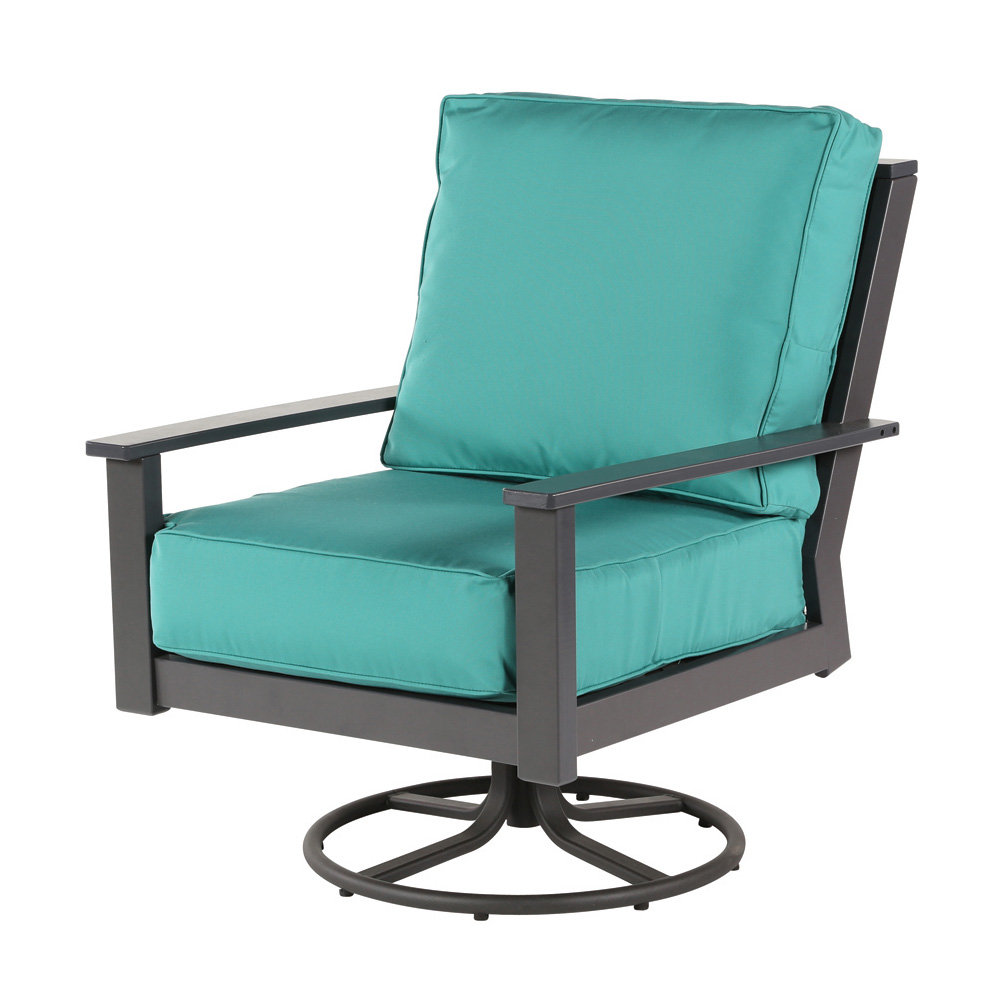 Deep seating swivel patio chairs hot sale