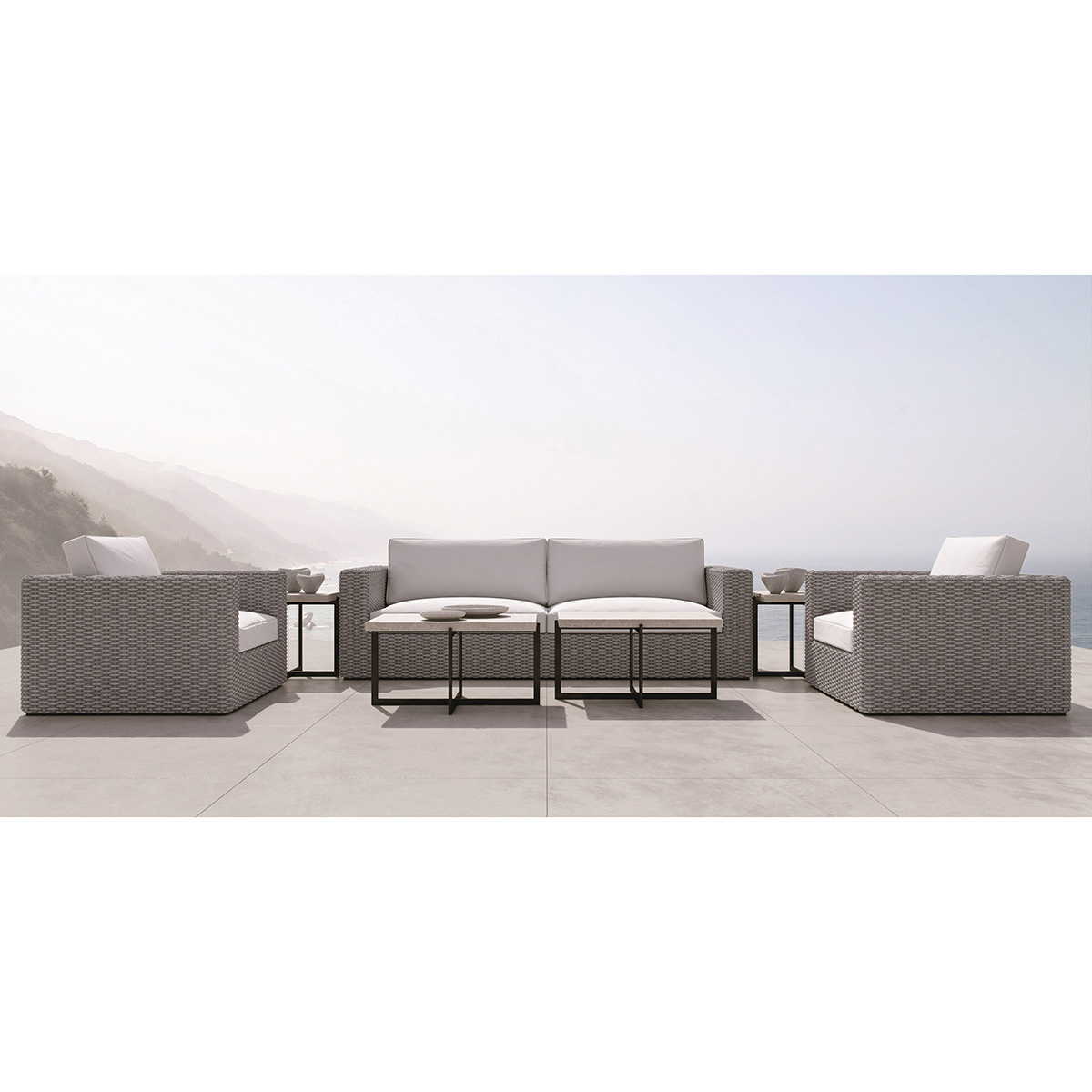 Bernhardt Capri Modern Rope Patio Set - BH-CAPRI-SET2