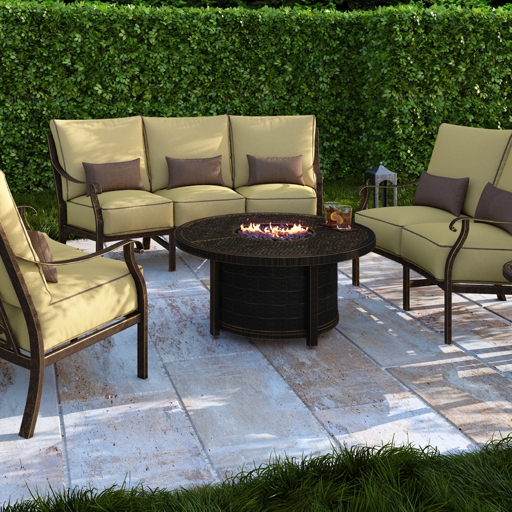 castelle fire pit tables