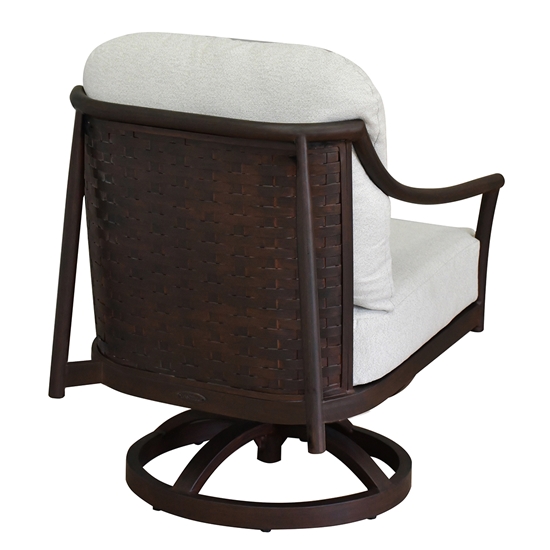 Largo Dining Swivel Rocker back angle