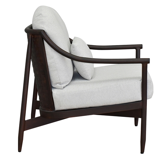 Largo Lounge Chair with Accent Pillow side