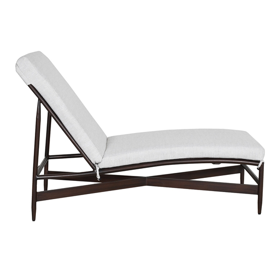 Castelle Largo Contoured Chaise Lounge  side