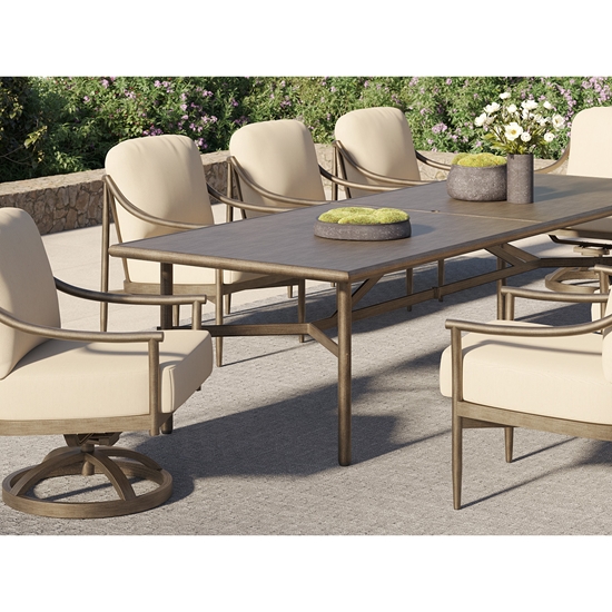 Largo Dining Set for 8 side view