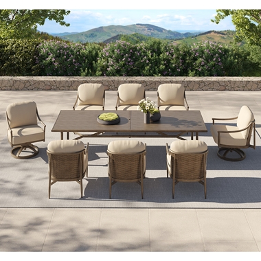 Castelle Largo Dining Set for 8 - CS-LARGO-SET1