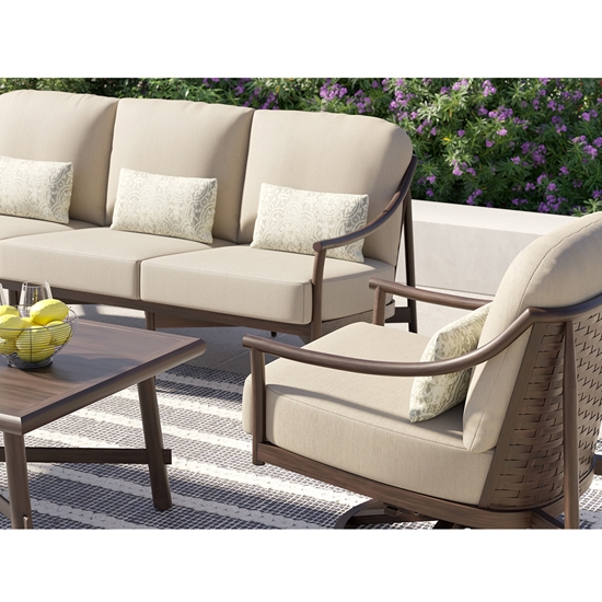 Largo Cushion Patio Set side