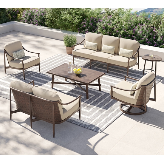 Largo Cushion Patio Set