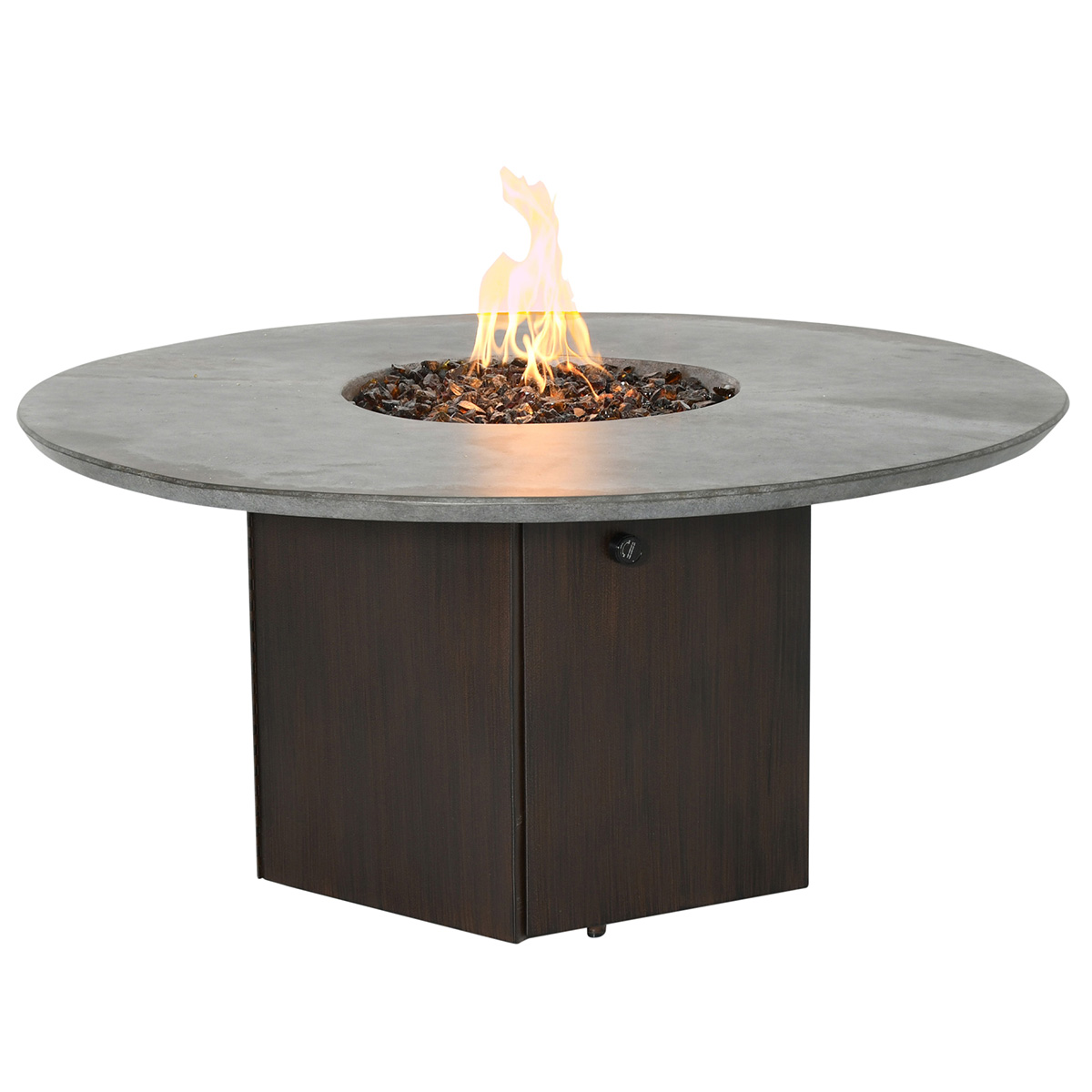 Castelle Nicoya 49" Round Coffee Table with Firepit - A5CF48WL