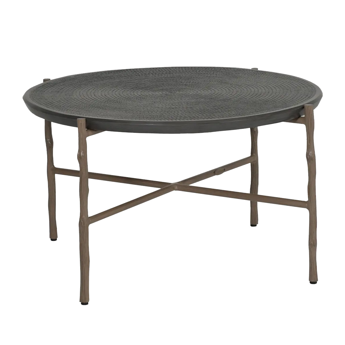 Castelle Twig 34" Round Coffee Table - B4CC32