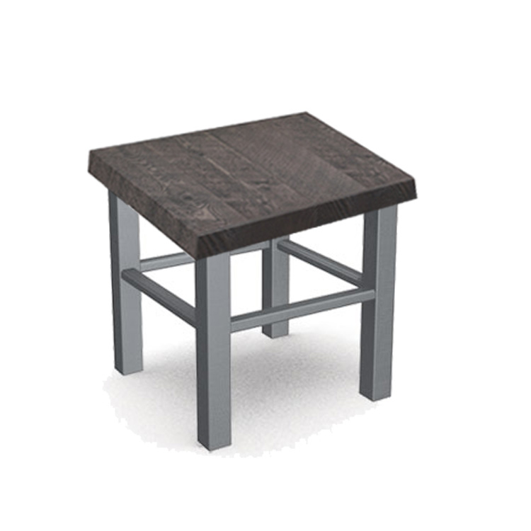 Homecrest Timber 24" Square End Table - C2424STM-5723B