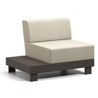 Homecrest Urban Cushion Right Table Chat Chair - 8339R