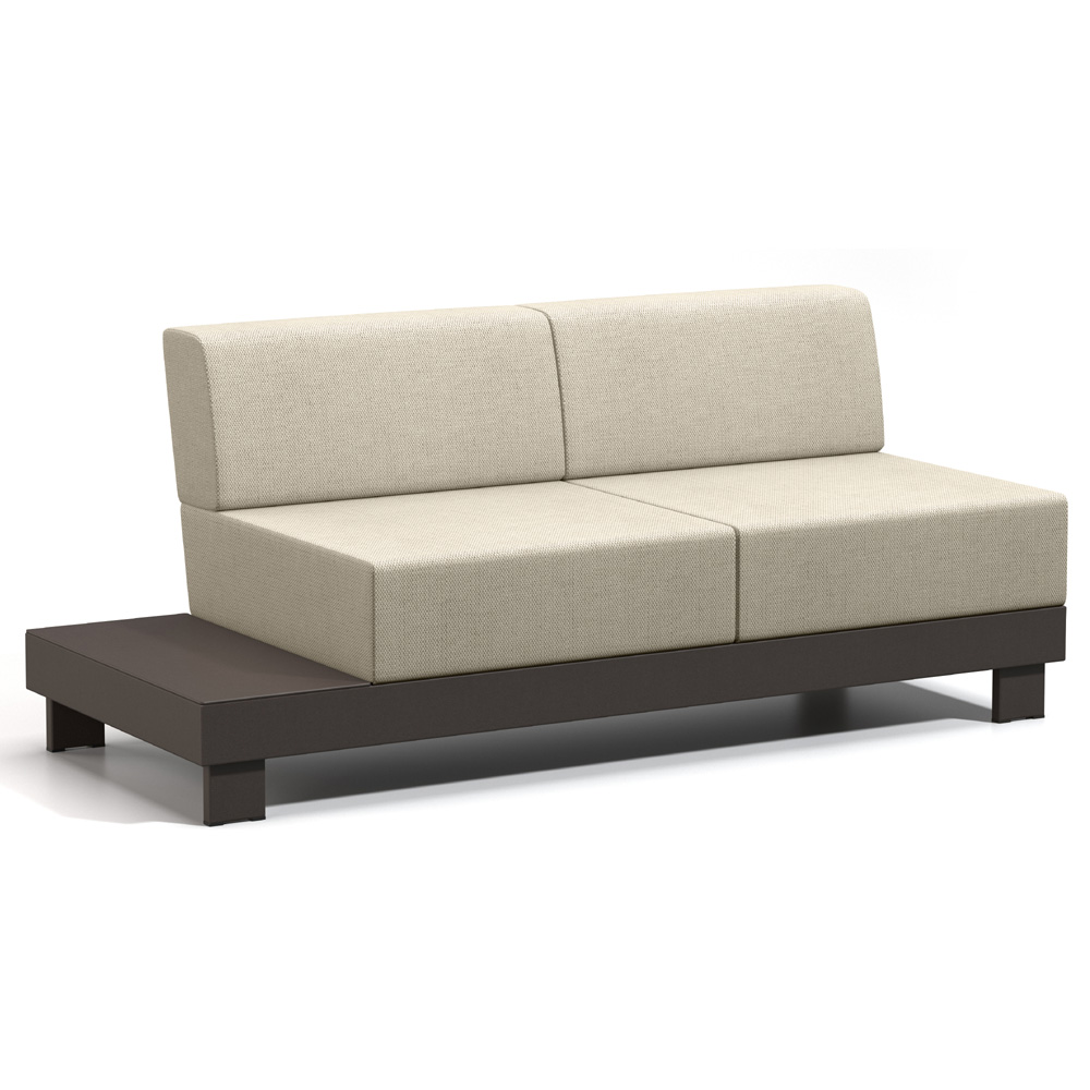 Homecrest Urban Cushion Right Table Loveseat - 8342R