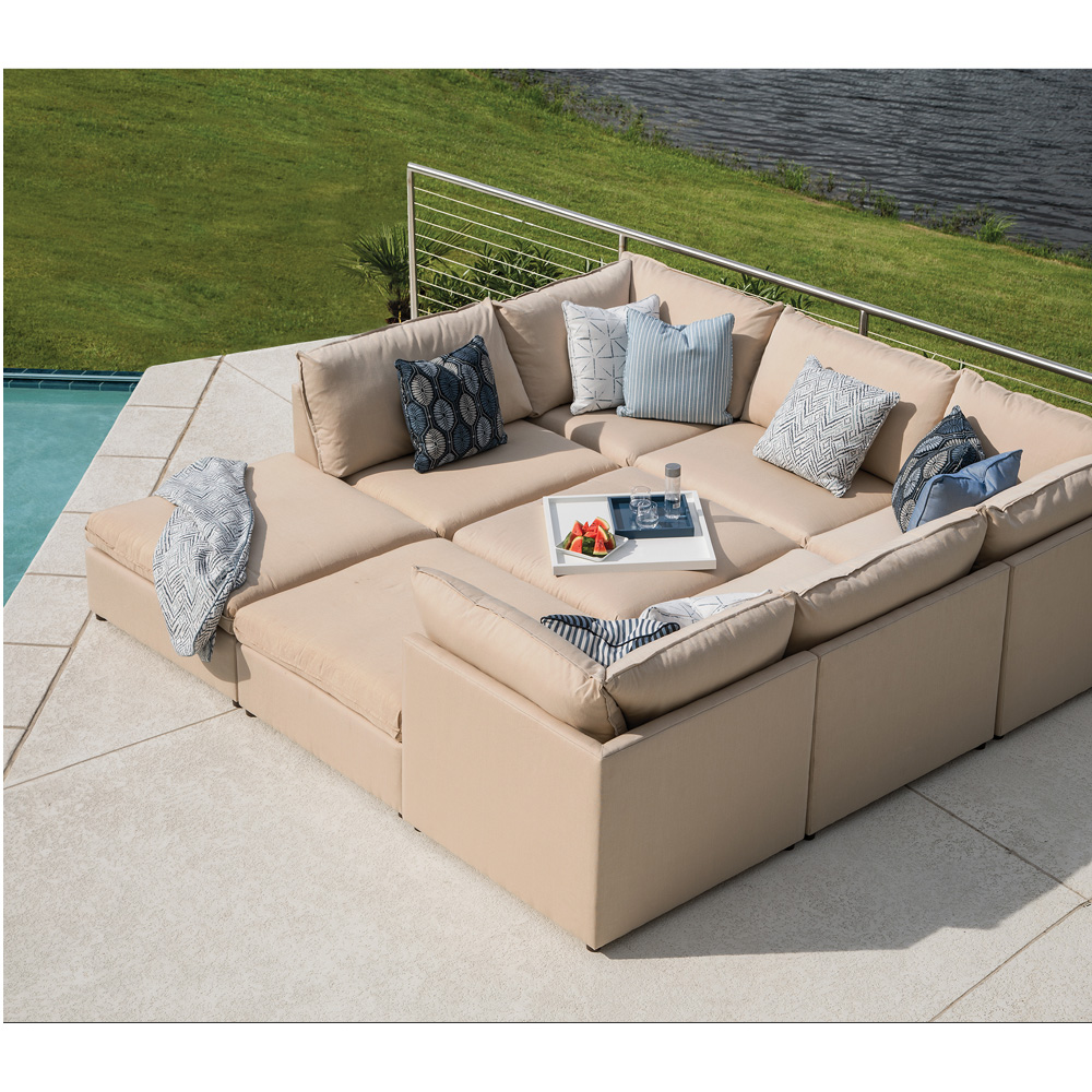 Lane Venture Colson Upholstered Modular Outdoor Sectional - LV-COLSON-SET5