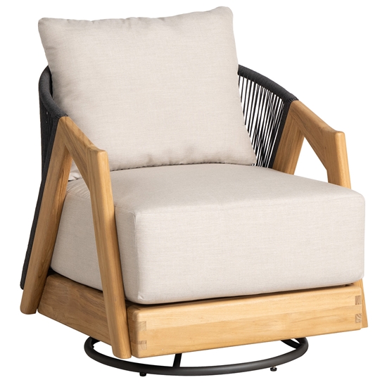 Lloyd Flanders Alpine Swivel Lounge Chair