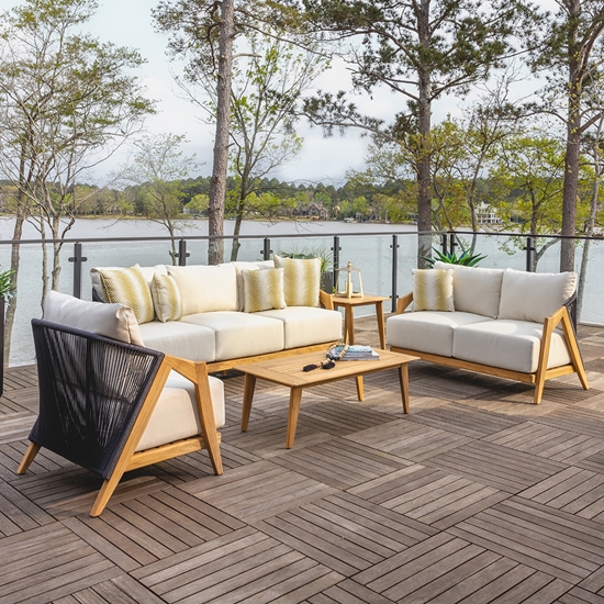 Alpine Teak Deep Seating Patio Set