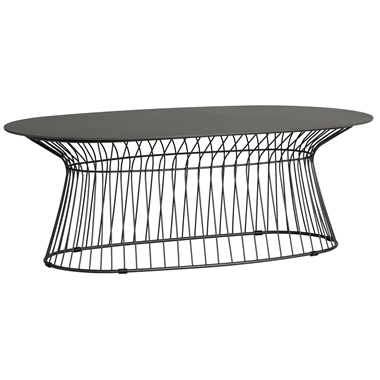 Lloyd Flanders Escape 47.5" Oval Cocktail Table - 309044