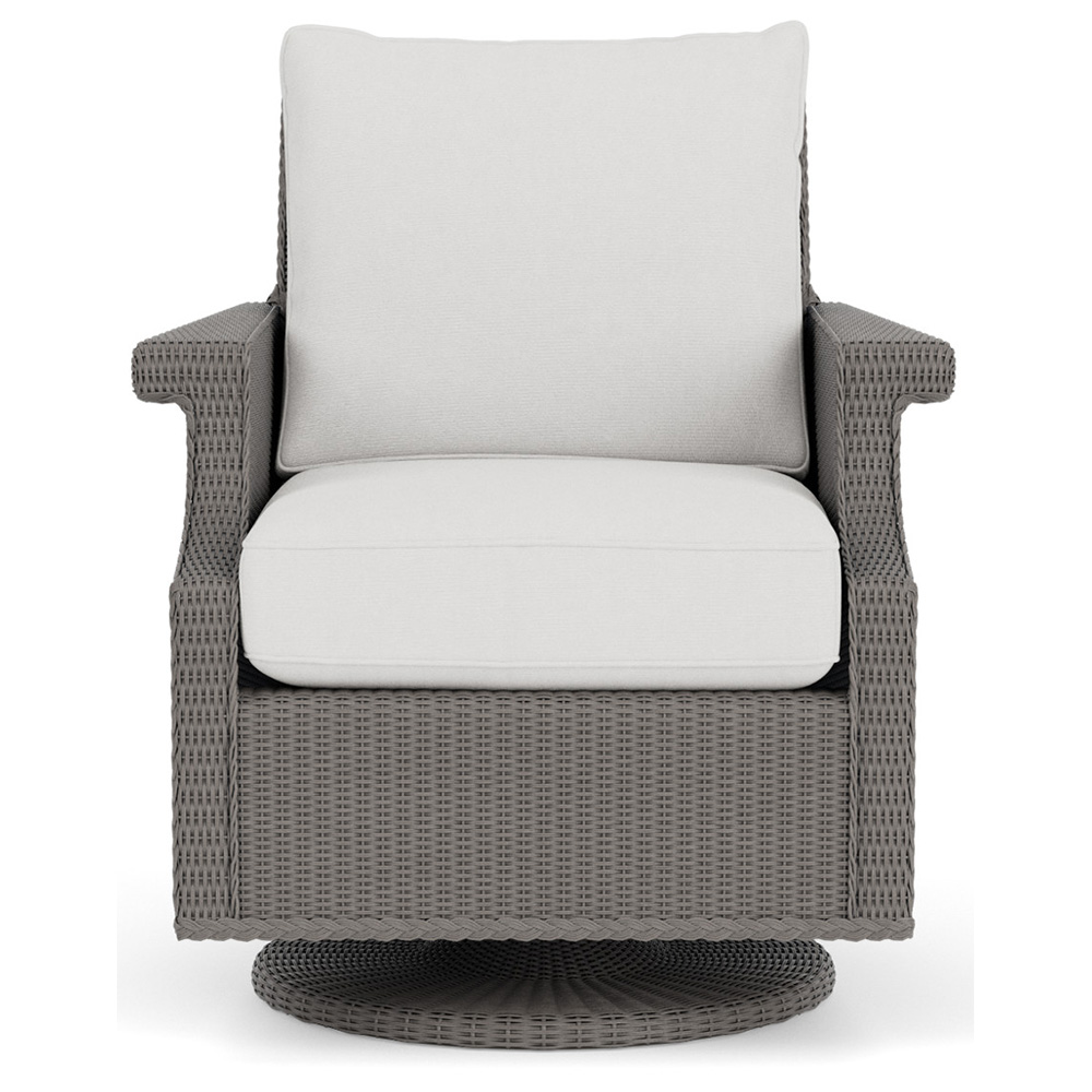 Foster swivel best sale wicker chair