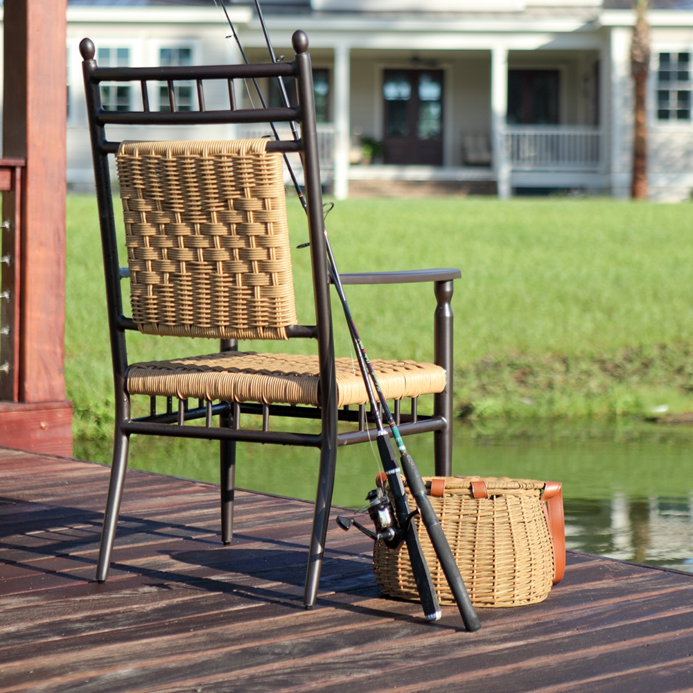 Low discount wicker chair