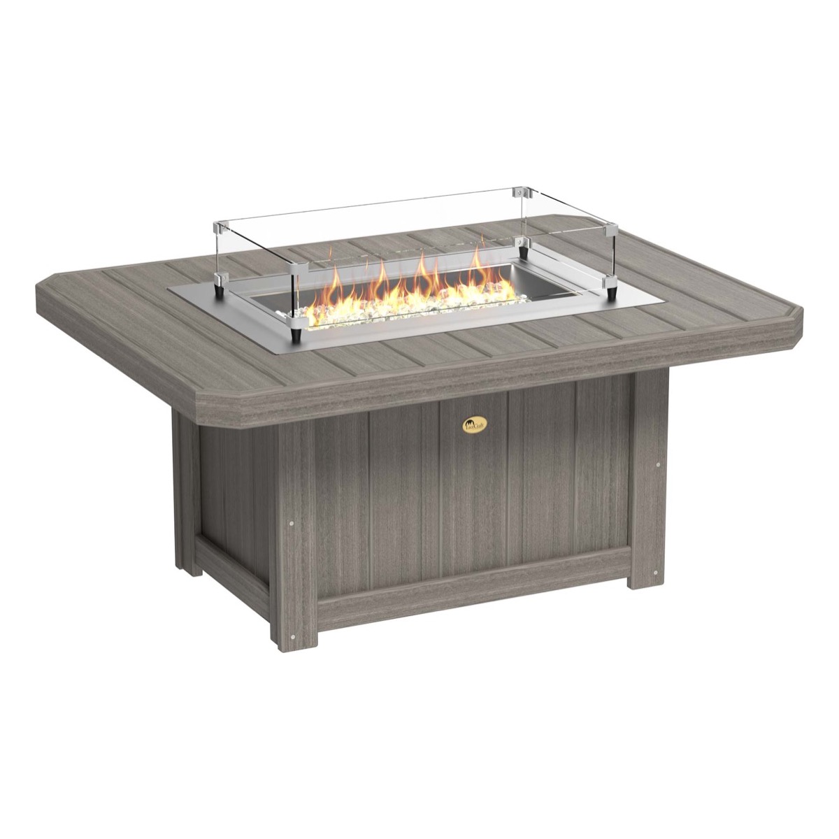 LuxCraft Lumin Rectangle 51" Fire Pit - LFP51R