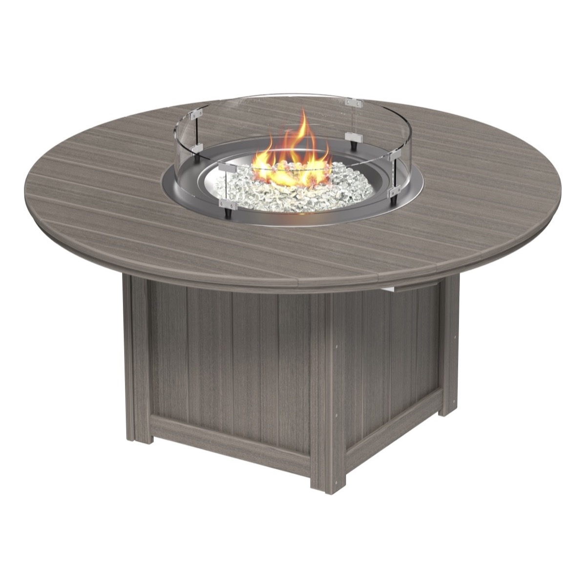 LuxCraft Lumin Round 60" Dining Fire Table - LFT60R