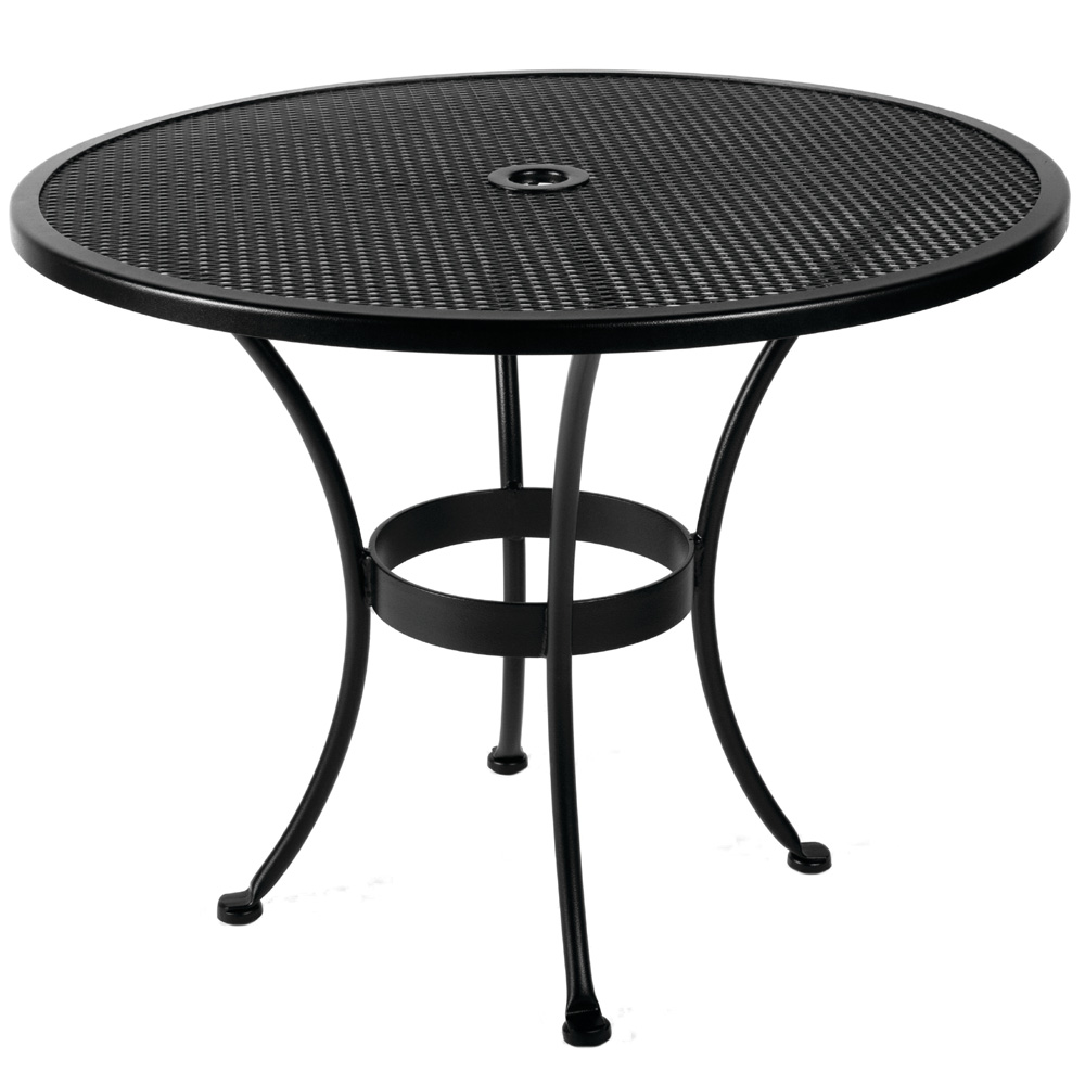 round mesh outdoor table