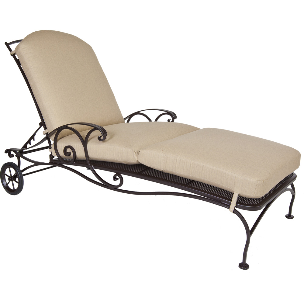 Chaise lounge replacement online cushions