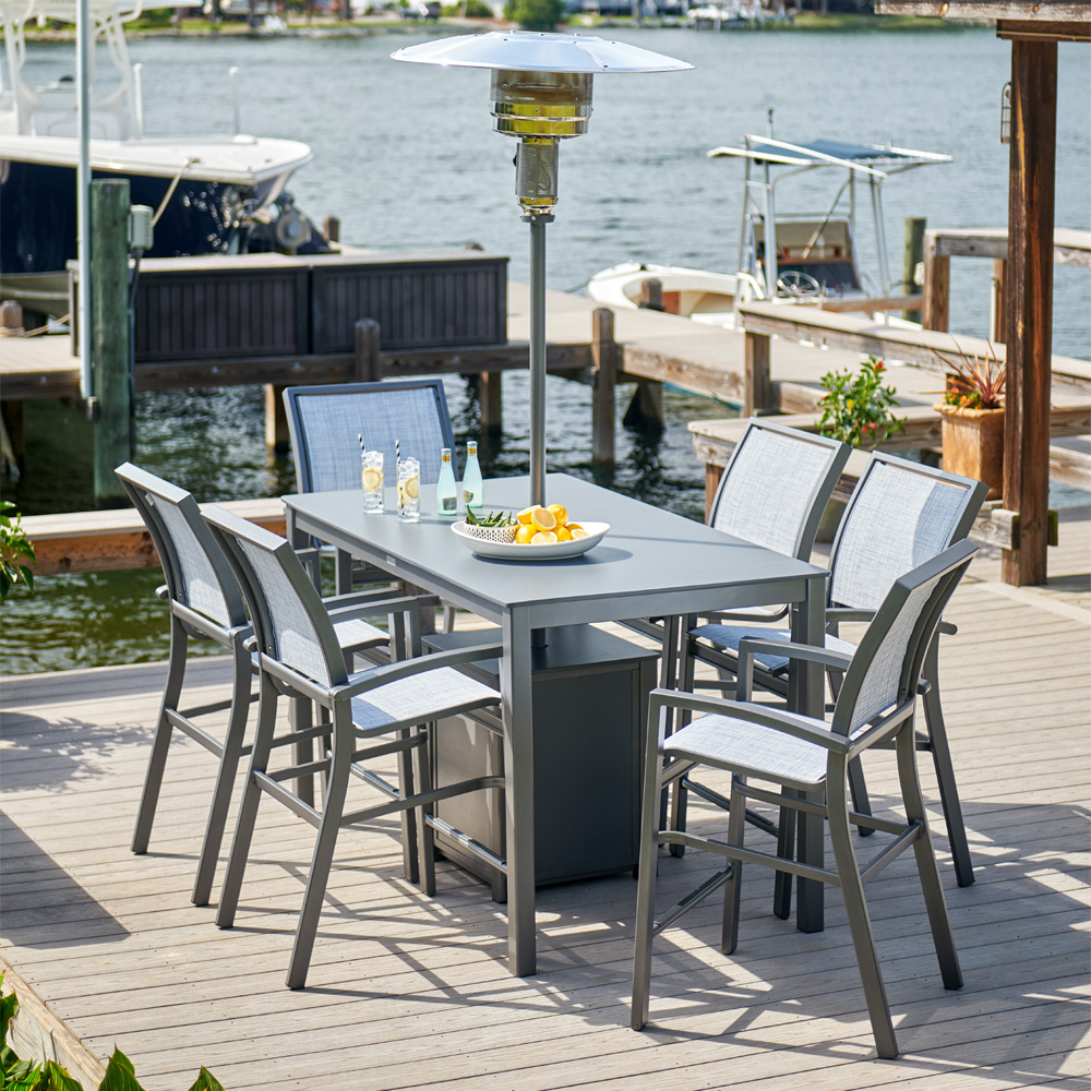 Propane cheap patio set