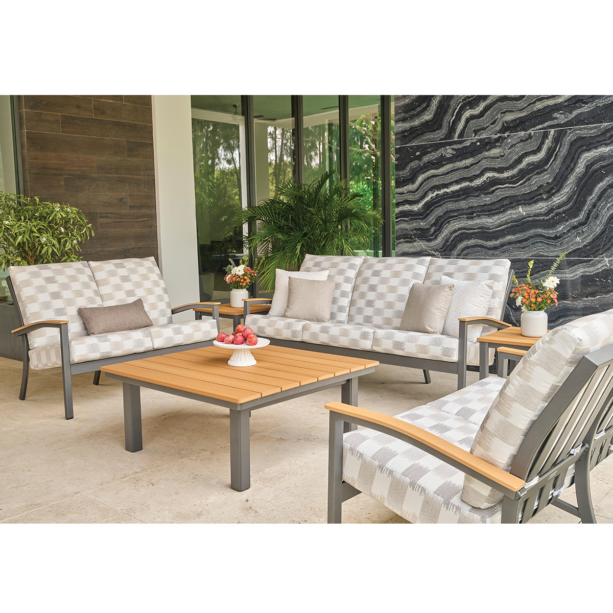 Telescope Casual Bazza Cushion Patio Set - TC-BAZZA-SET20