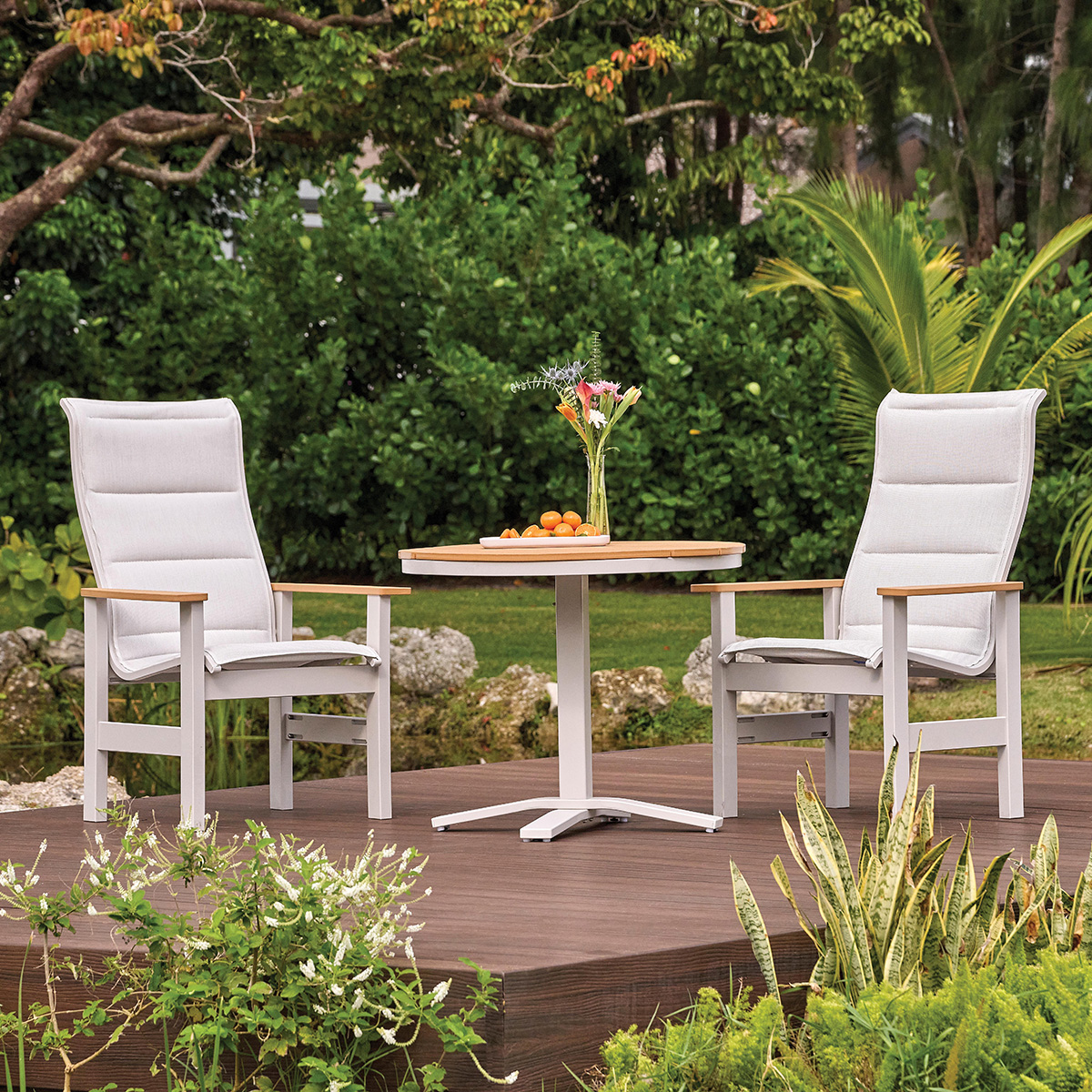 Telescope Casual Leeward Sling Supreme Bistro Set - TC-LEEWARD-SET29