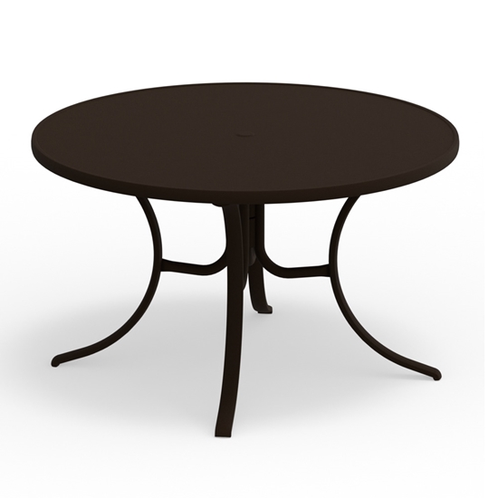 Hammered Value MGP 48" Round Dining Table in Kona with Kona Top