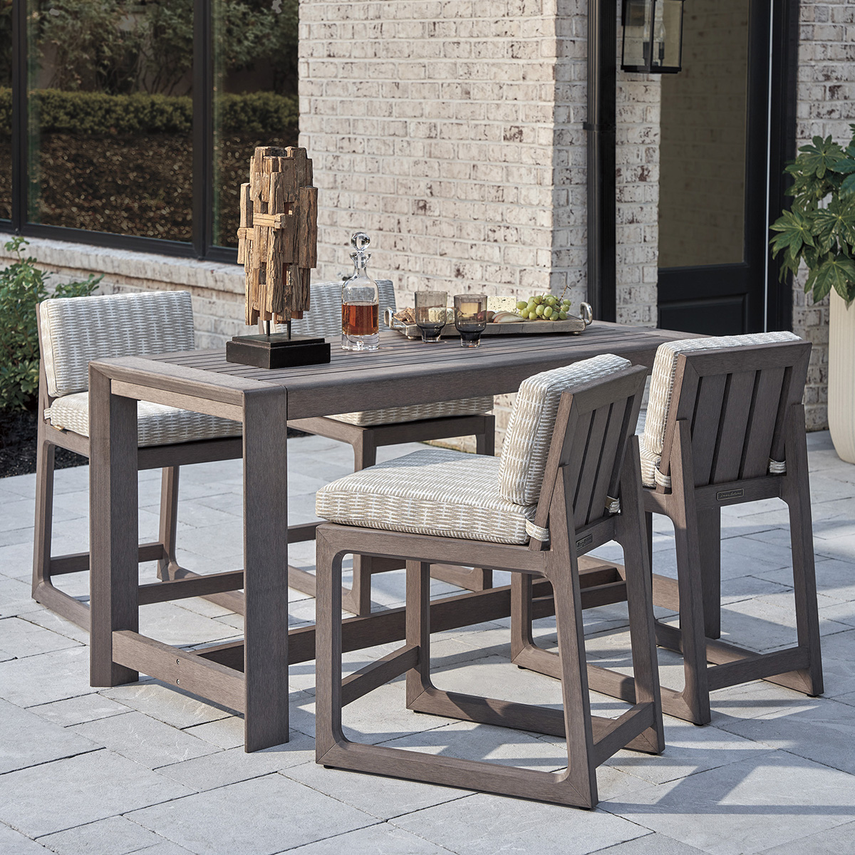 Tommy Bahama Mozambique Counter Height Patio Set for 4 - TB-MOZAMBIQUE-SET6