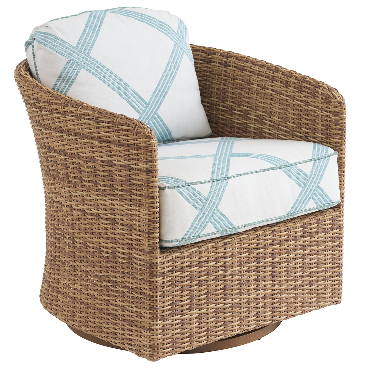 Tommy Bahama Palm Desert Poolside Swivel Occassional Chair - 3340-09SW