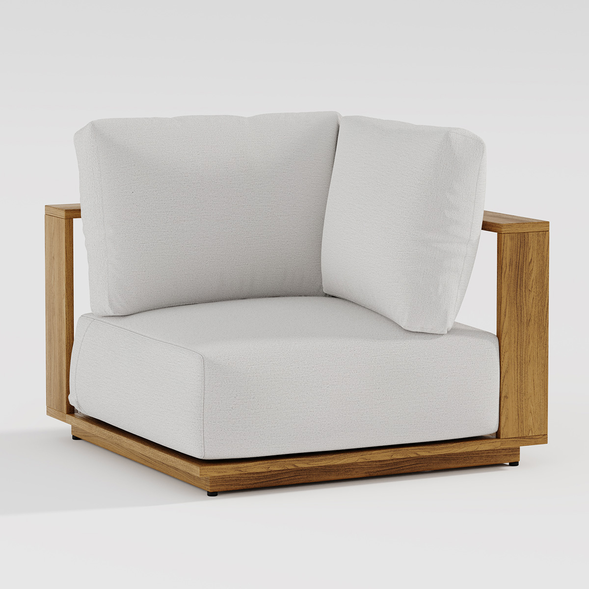 Tropitone Arlo Teak Square Corner Sectional - 1F2410SC