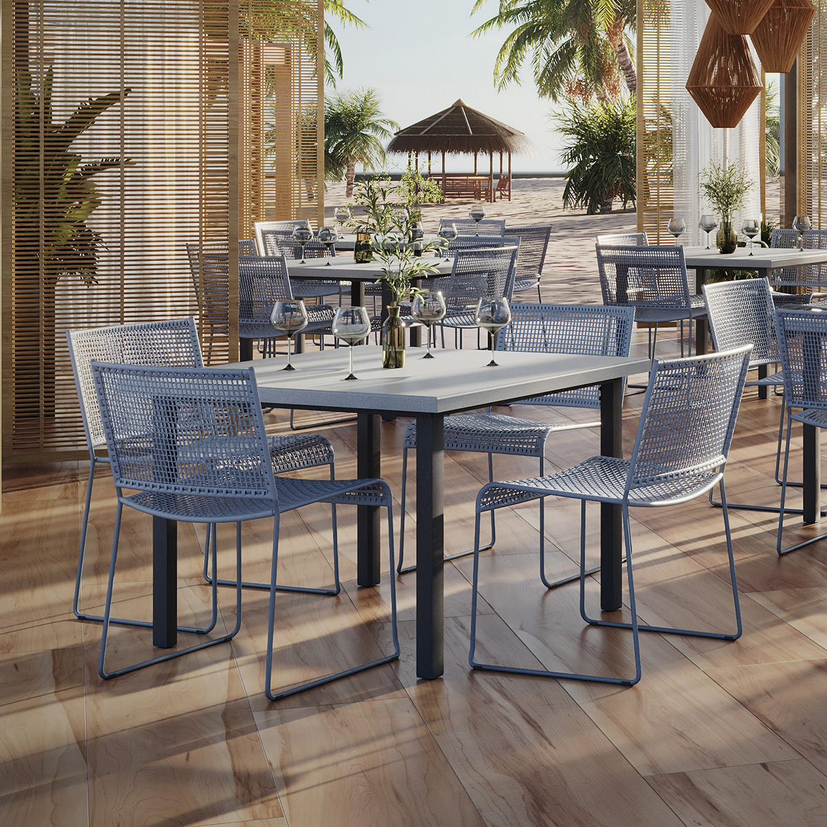 Tropitone Bayfront Rope Dining Set - TT-BAYFRONT-SET1