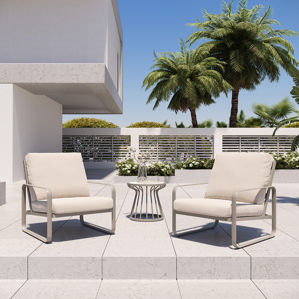 Tropitone Brasilia Lounge Chair Patio Set - TT-BRASILIA-SET4