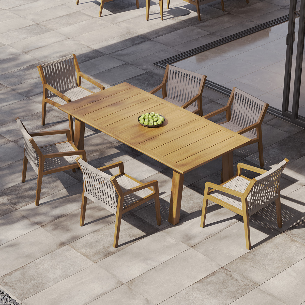 Tropitone Lido Teak Dining Set - TT-LIDO-SET1