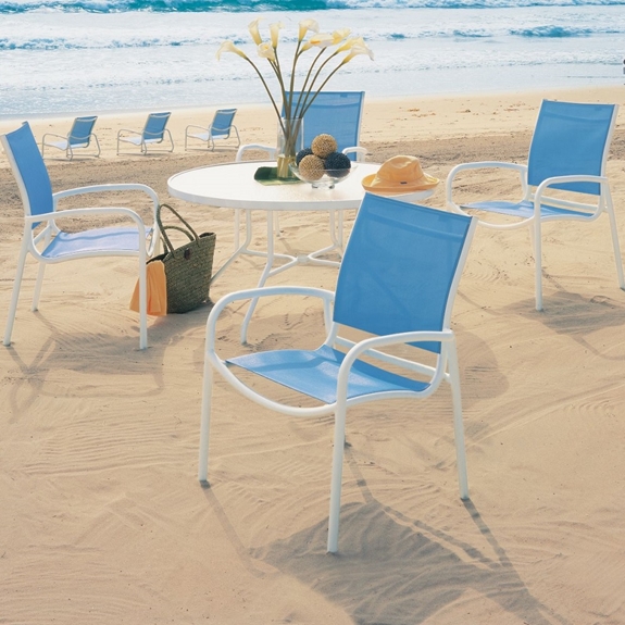 Tropitone Millennia Sling Outdoor Dining Set for 4 TTMILLENNIASET1