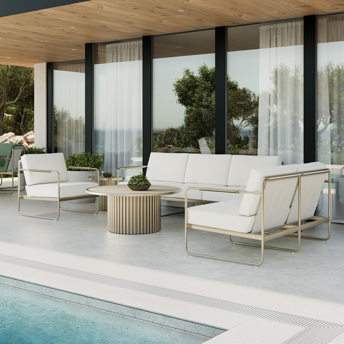 Tropitone Mirage Patio Set - TT-MIRAGE-SET2