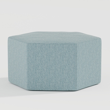 Tropitone Resort Soft Seating 34" Hex Stool - 9A2408HX34