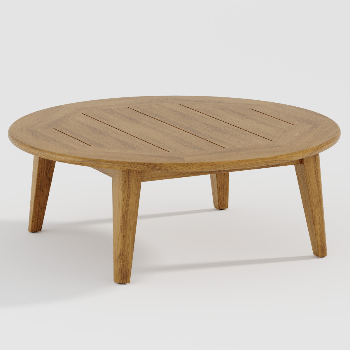 Tropitone Teak Palma 43" Round Coffee table - 1A2446