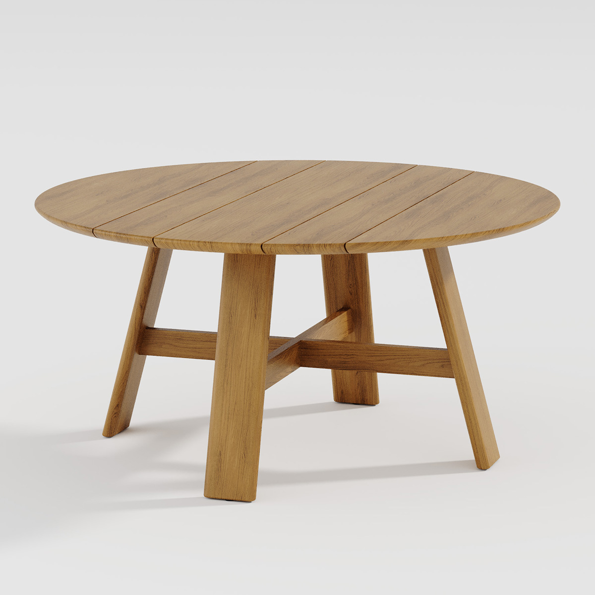 Tropitone Teak Octa 60" Round Dining - 1E2460