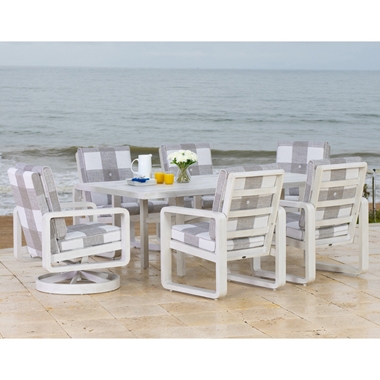 Woodard Vale Patio Dining Set for 6 